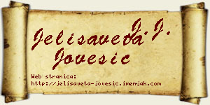 Jelisaveta Jovešić vizit kartica